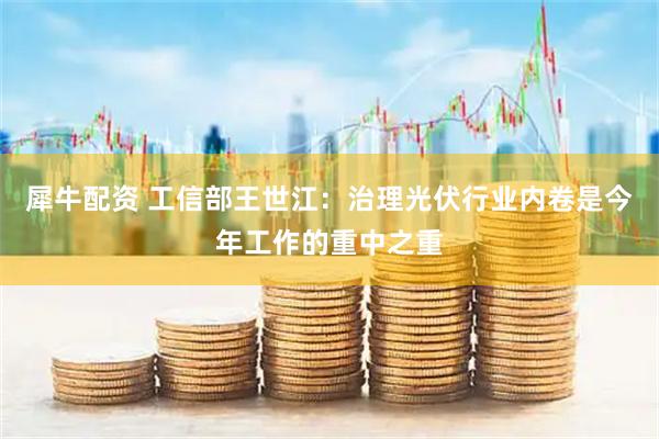 犀牛配资 工信部王世江：治理光伏行业内卷是今年工作的重中之重
